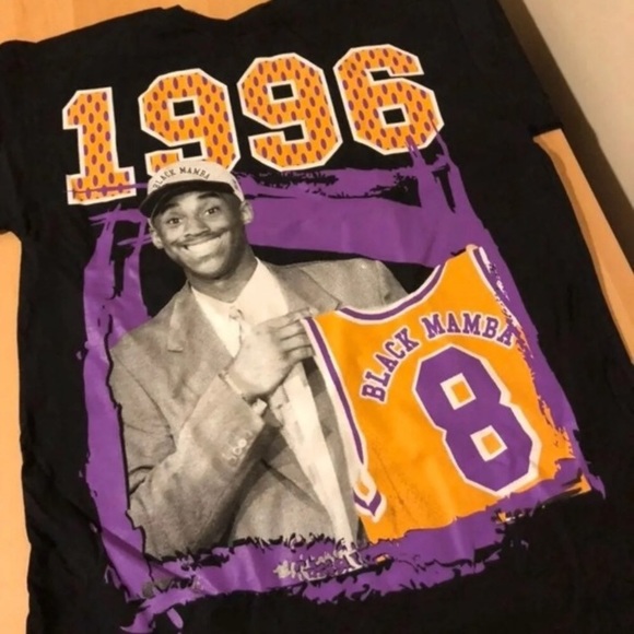 NWOT Kobe Bryant Lakers Vtg Style Shirt L - Picture 2 of 4